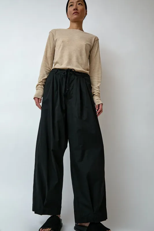Deiji Studios Cotton Pant in Black sold by No. 6