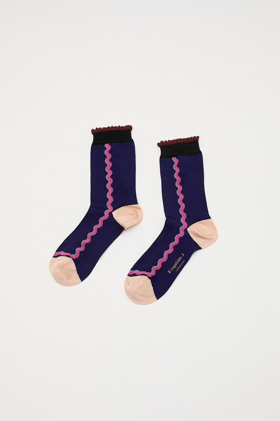 Exquisite J Ondina Socks in Royal sold by No. 6 product image thumbnail 2