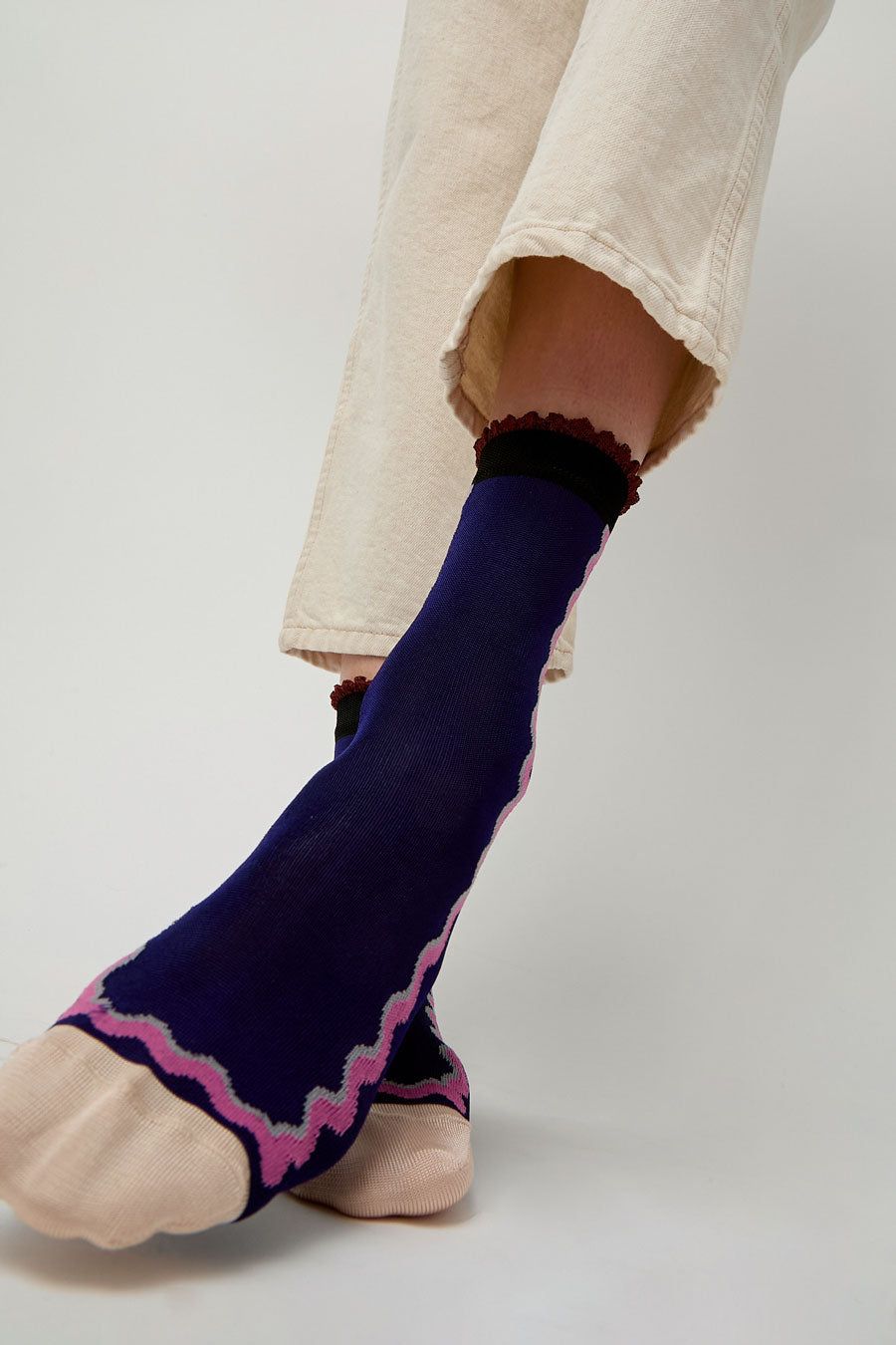 Exquisite J Ondina Socks in Royal sold by No. 6 product image thumbnail 3