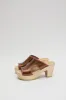 No.6 Alexis Clog on Platform in Bronze sold by No. 6