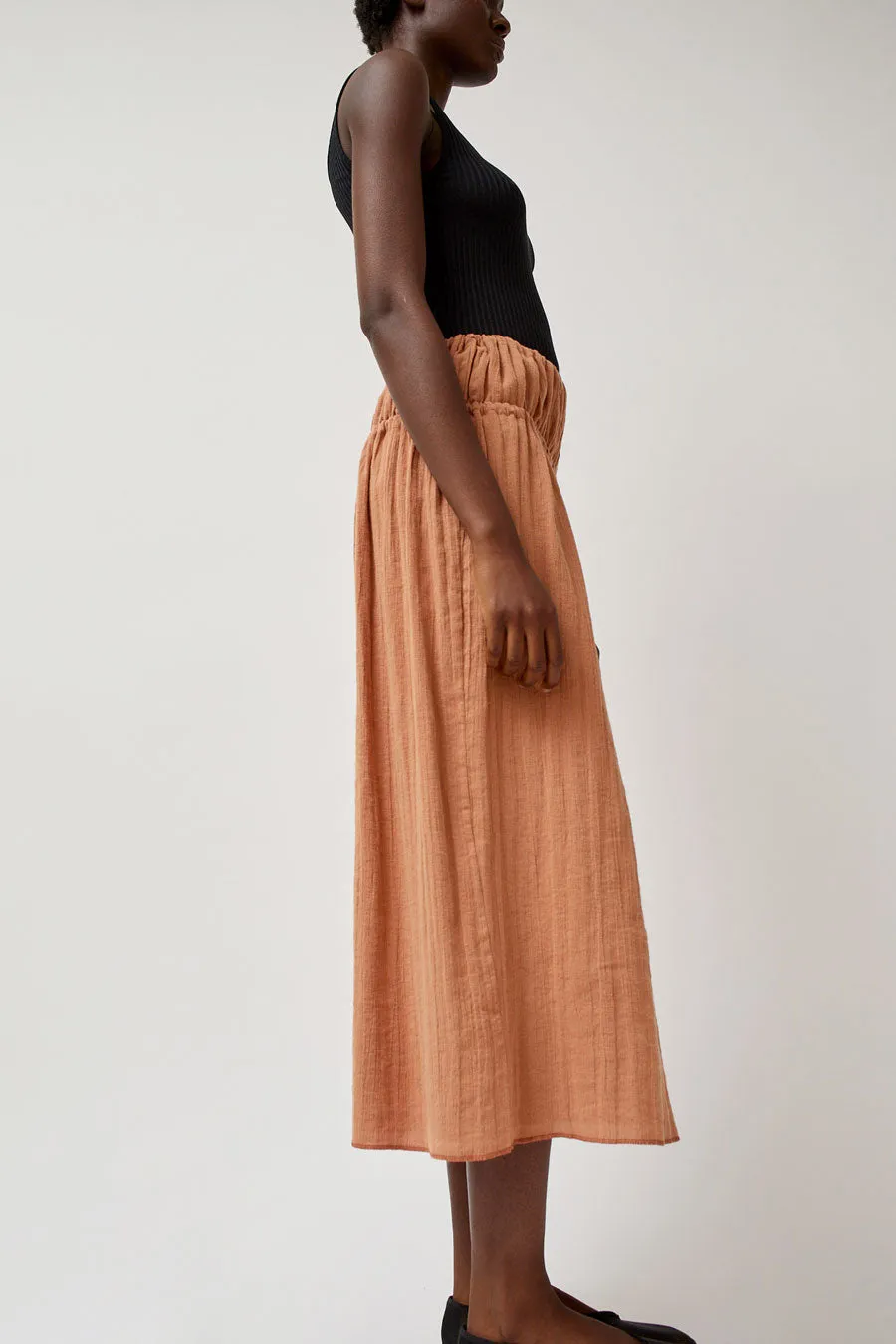 Baserange Diph Skirt in Brick sold by No. 6 product image thumbnail 5