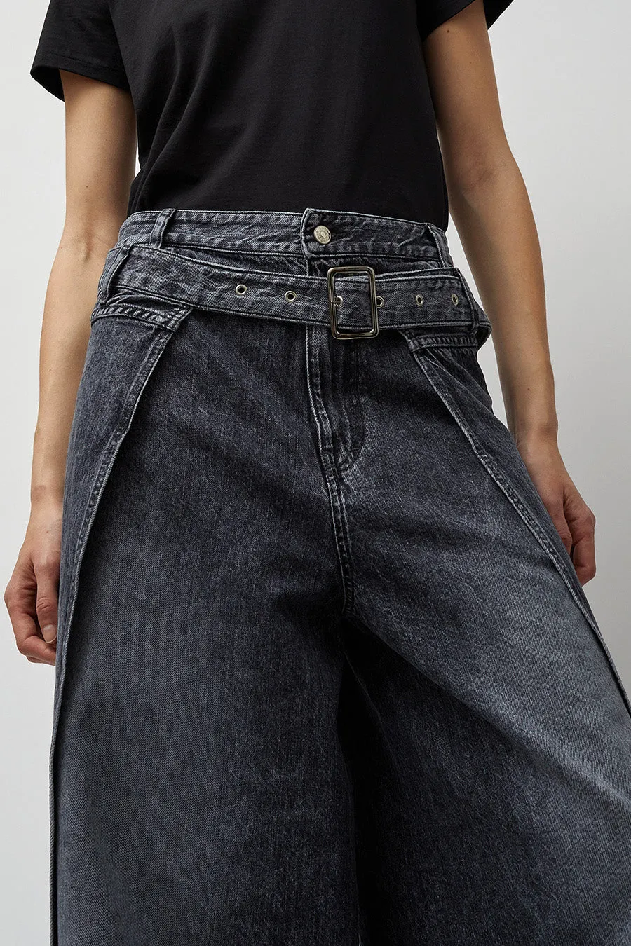 Façon Jacmin Palma Springs Apron Pant in Grey sold by No. 6 product image thumbnail 2