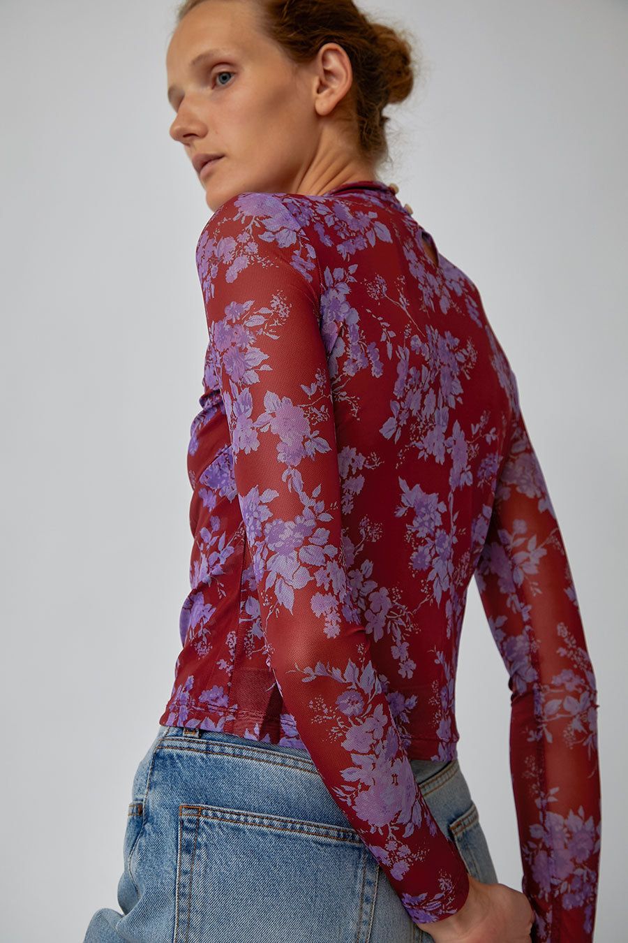 No.6 Kara Top in Rouge Parisienne sold by No. 6 product image thumbnail 4