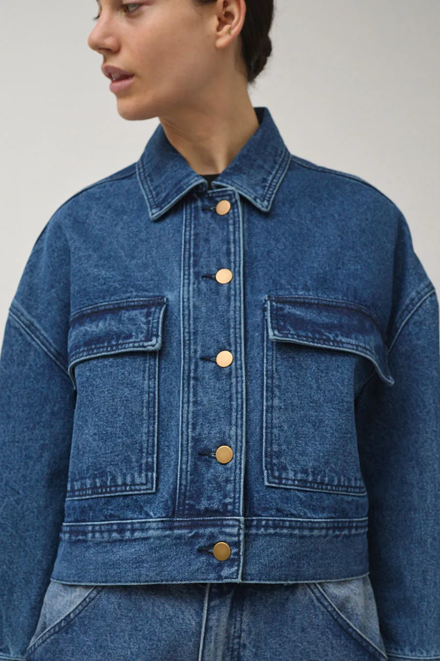 No.6 Ebba Jacket in Medium Blue Wash sold by No. 6 product image thumbnail 4