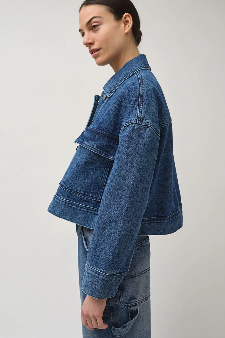 No.6 Ebba Jacket in Medium Blue Wash sold by No. 6 product image thumbnail 2