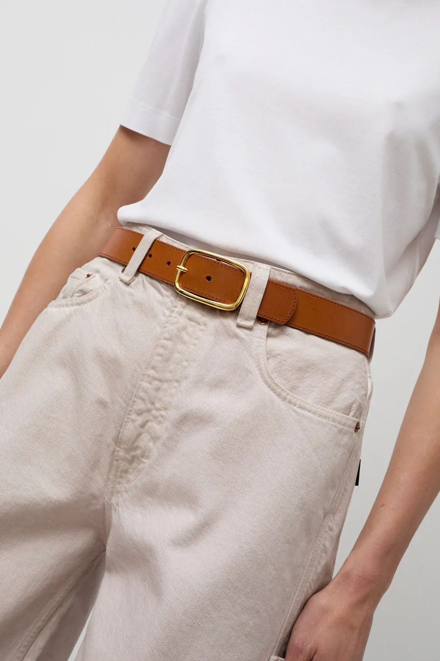 Herbert Frere Soeur La Sabin Belt in Camel sold by No. 6