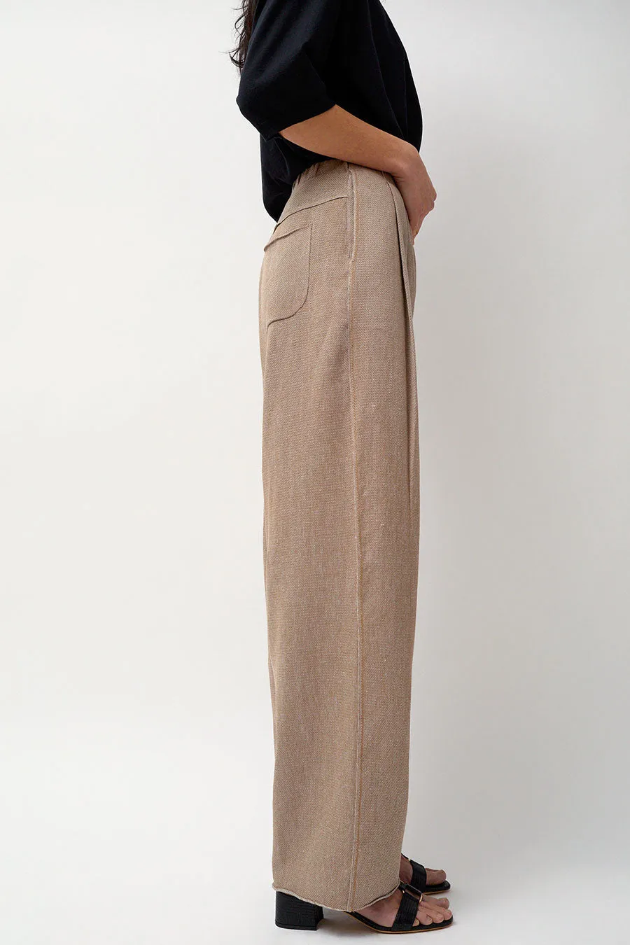 Boboutic Pleated Trousers in Havana sold by No. 6 product image thumbnail 3
