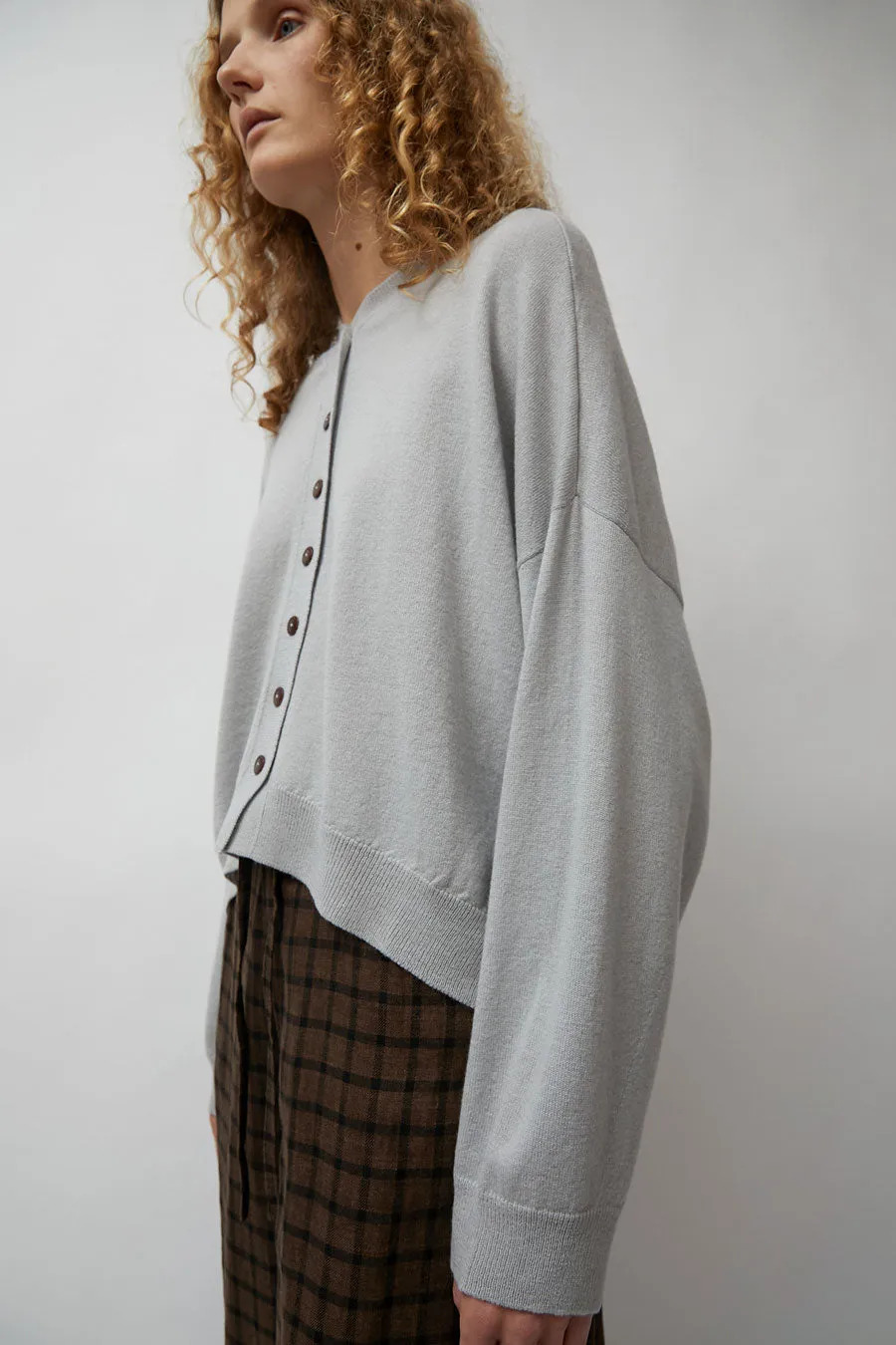 CORDERA Merino Wool Cardigan in Pearl Grey sold by No. 6 product image thumbnail 2
