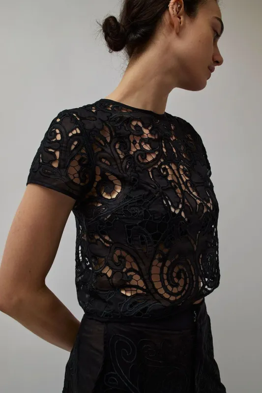 All That Remains Maya Top in Noir made by No. 6