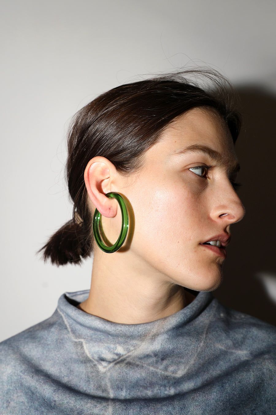 Mussels and Muscles Large Luminous Earcuff in Green sold by No. 6 product image thumbnail 2