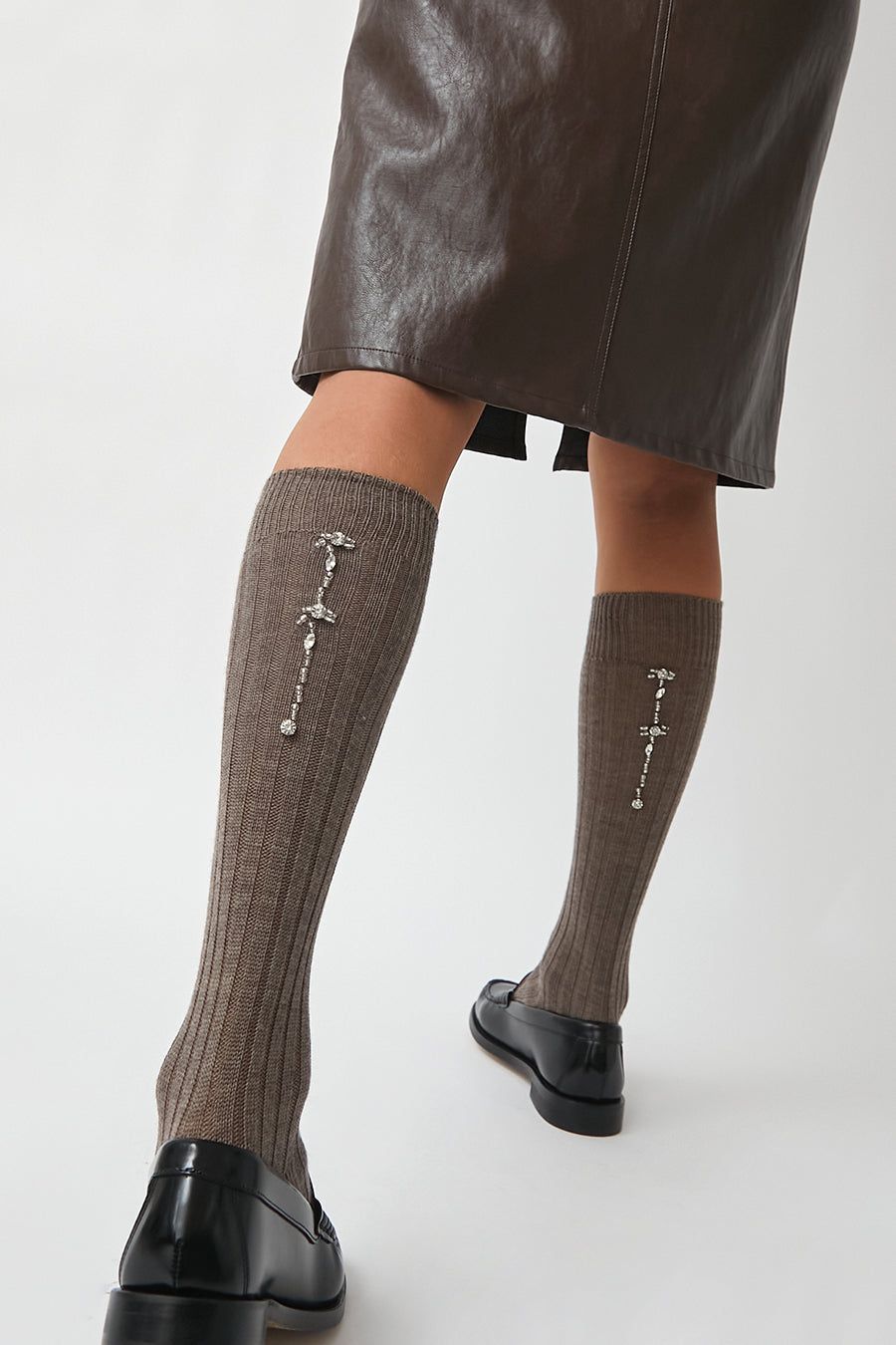 Maria La Rosa College by Night Socks in Grey Melange sold by No. 6 product image thumbnail 4