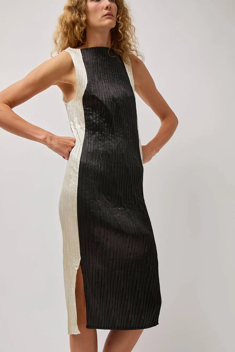 Nin Studio Contorno Dress in Black Ivory sold by No. 6 product image thumbnail 4
