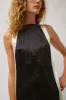 Nin Studio Contorno Dress in Black Ivory sold by No. 6