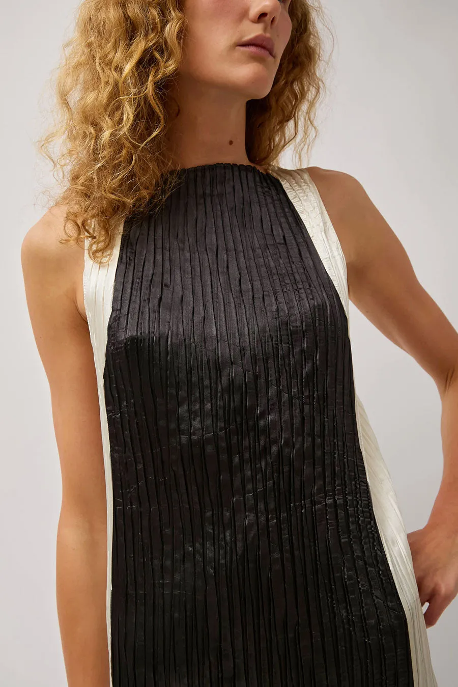 Nin Studio Contorno Dress in Black Ivory sold by No. 6 product image thumbnail 3