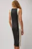 Nin Studio Contorno Dress in Black Ivory sold by No. 6