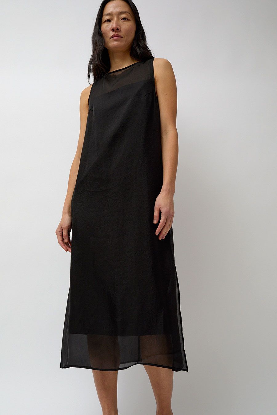 Mijeong Park Organza Dress in Black sold by No. 6