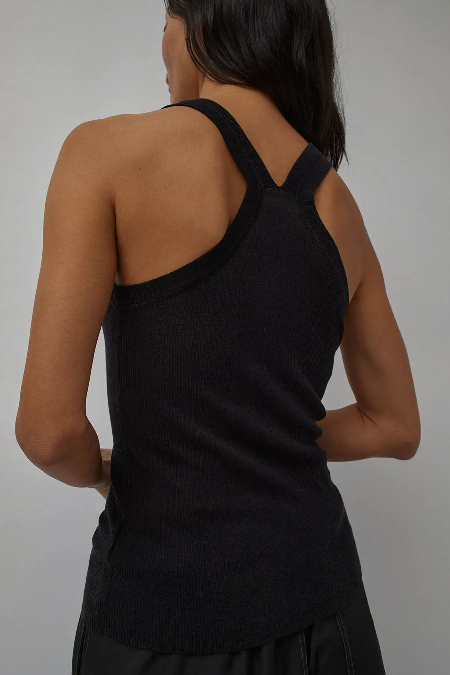 6397 Skinny Rib Cami in Black sold by No. 6 product image thumbnail 3