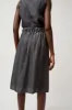 Vladimir Karaleev Basic Skirt in Black Tencel sold by No. 6