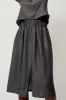 Vladimir Karaleev Basic Skirt in Black Tencel sold by No. 6