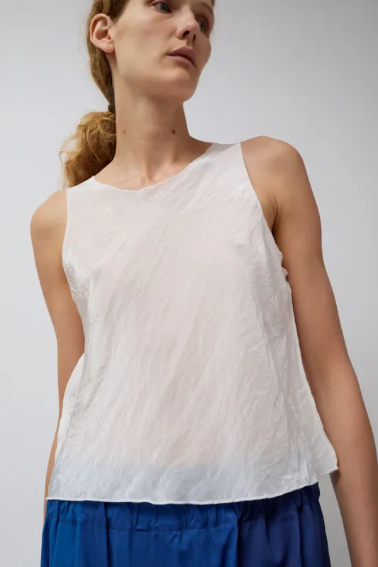 Vladimir Karaleev Daph Top in White made by No. 6