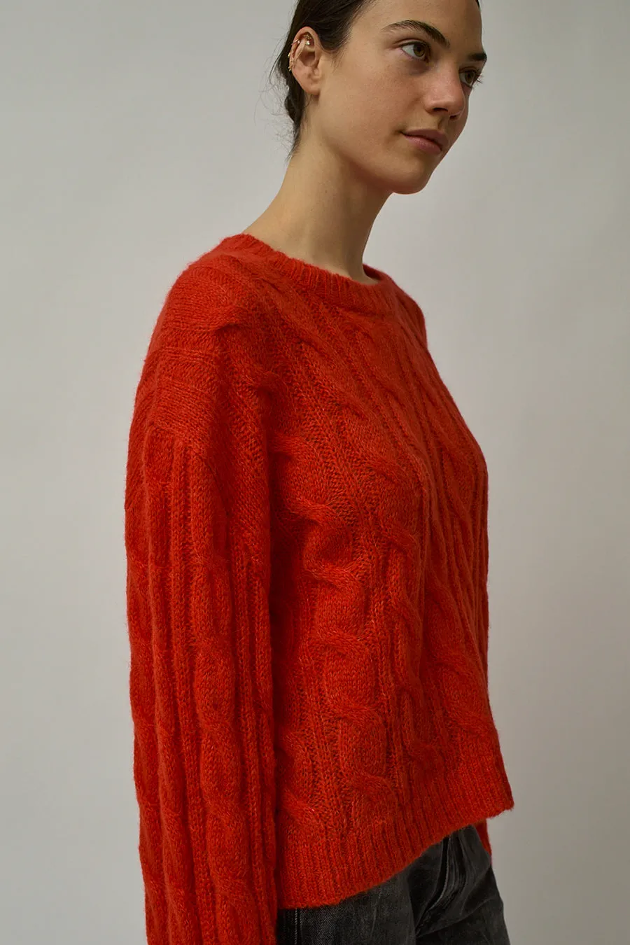 Atelier Delphine Agata Sweater in Scarlet sold by No. 6 product image thumbnail 2