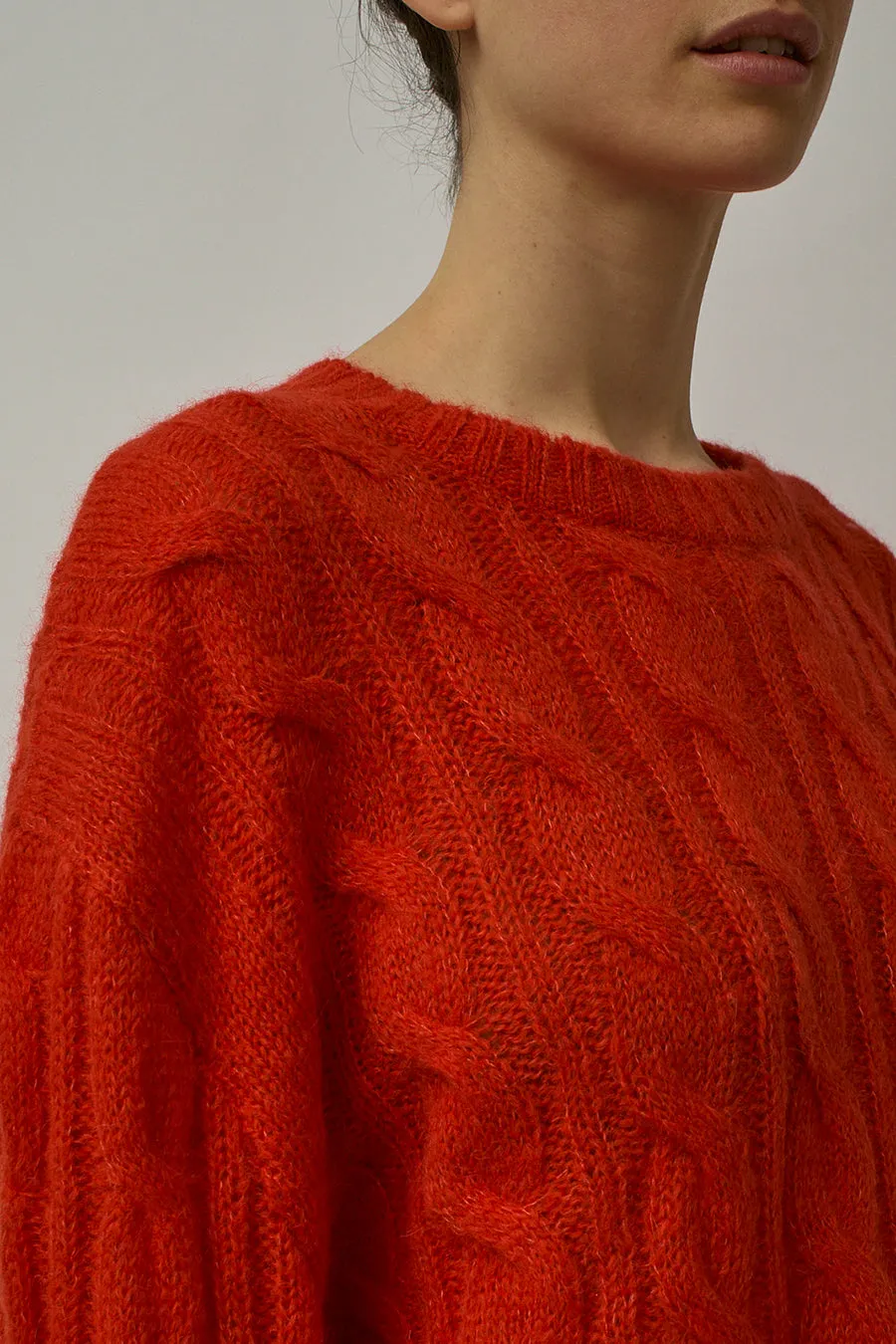Atelier Delphine Agata Sweater in Scarlet sold by No. 6 product image thumbnail 5