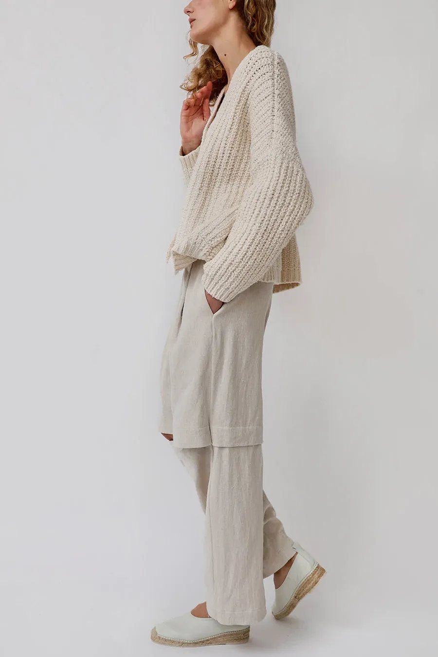 Lauren Manoogian Split Pants in Natural sold by No. 6 product image thumbnail 3