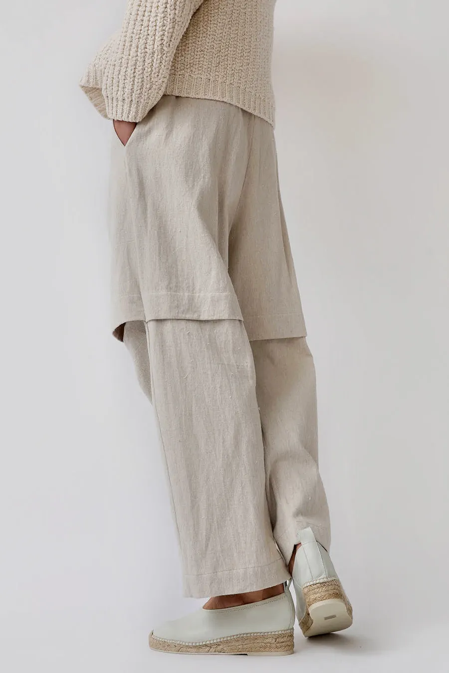 Lauren Manoogian Split Pants in Natural sold by No. 6 product image thumbnail 4