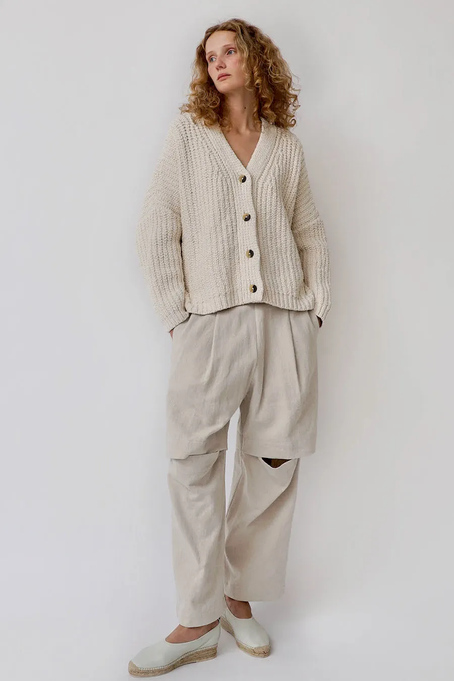 Lauren Manoogian Split Pants in Natural sold by No. 6 product image thumbnail 2