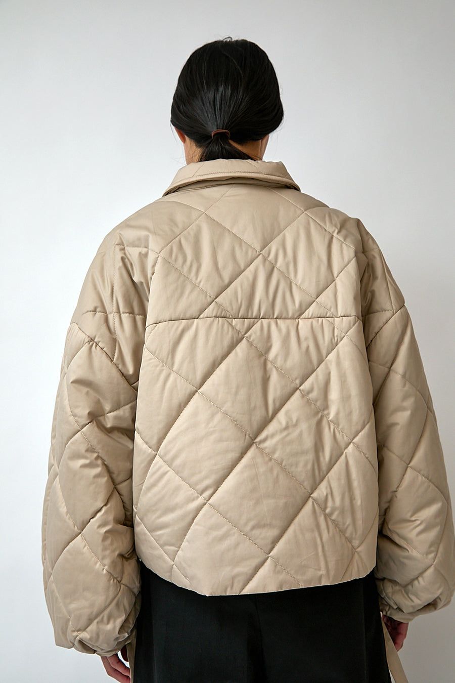 Deiji Studios Collared Quilt Coat in Fawn sold by No. 6 product image thumbnail 5