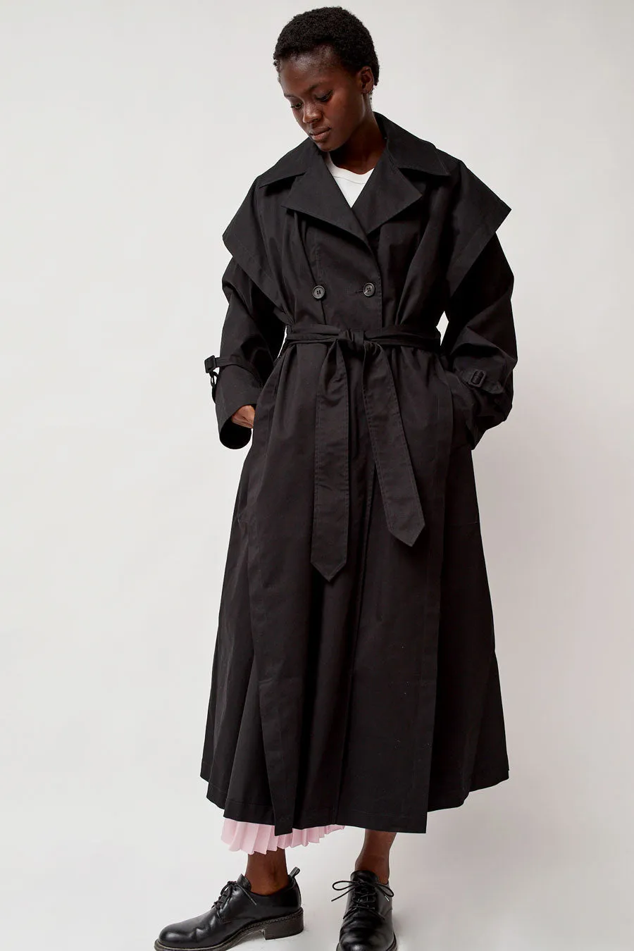 Marios Trench Coat in Black sold by No. 6 product image thumbnail 2