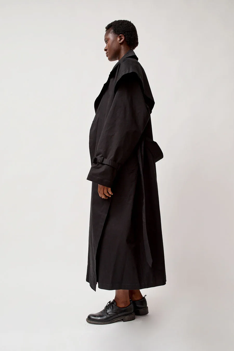Marios Trench Coat in Black sold by No. 6 product image thumbnail 4