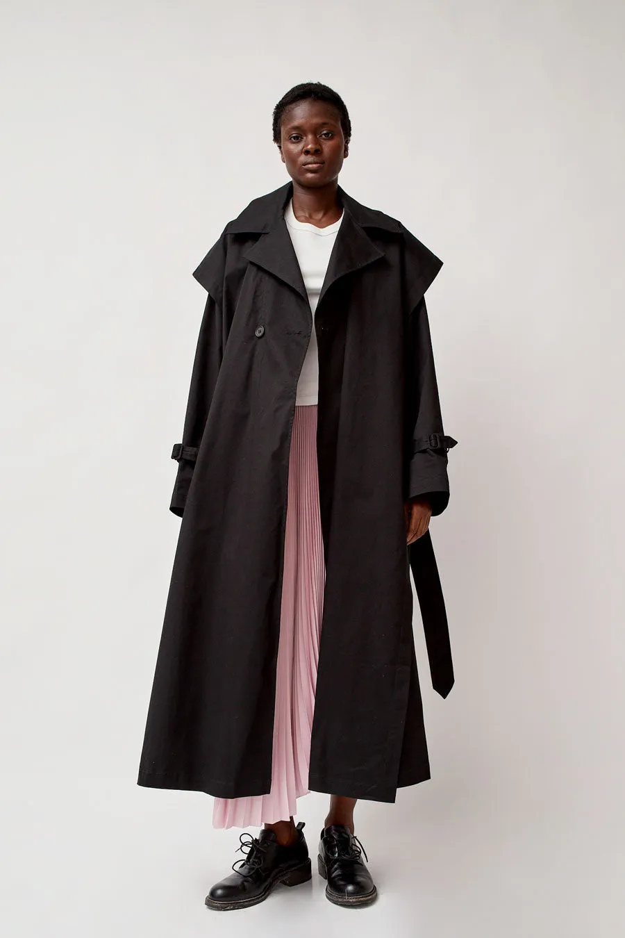 Marios Trench Coat in Black sold by No. 6