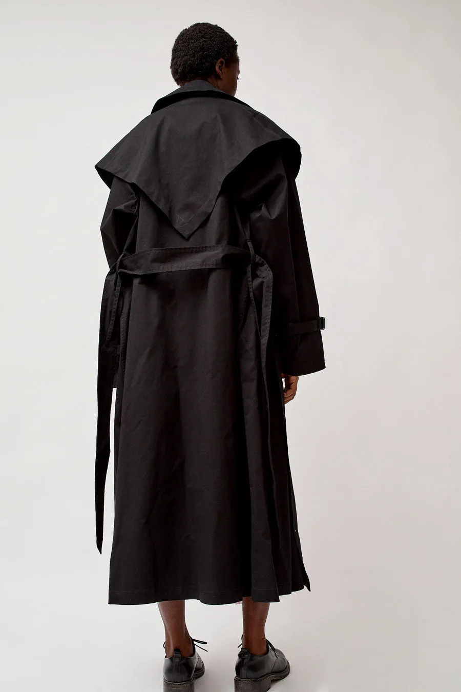 Marios Trench Coat in Black sold by No. 6 product image thumbnail 5