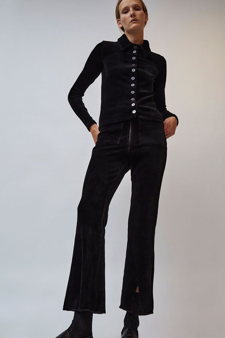 KkCo Canyon Scallop Pant in Black sold by No. 6 product image thumbnail 4