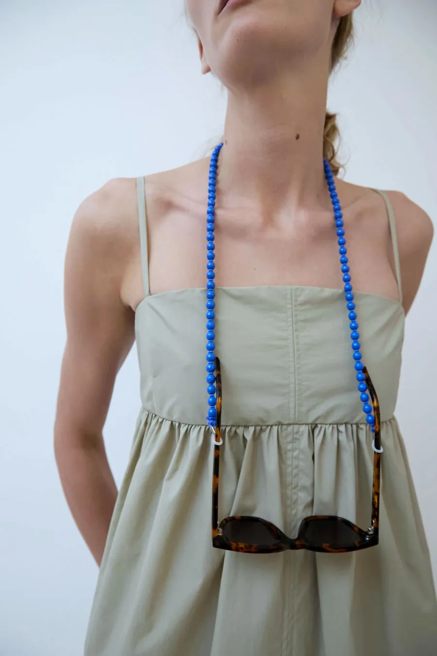 Ina Seifart Brillenkette Glasses Chain in Blue with Blue Thread sold by No. 6 product image thumbnail 2