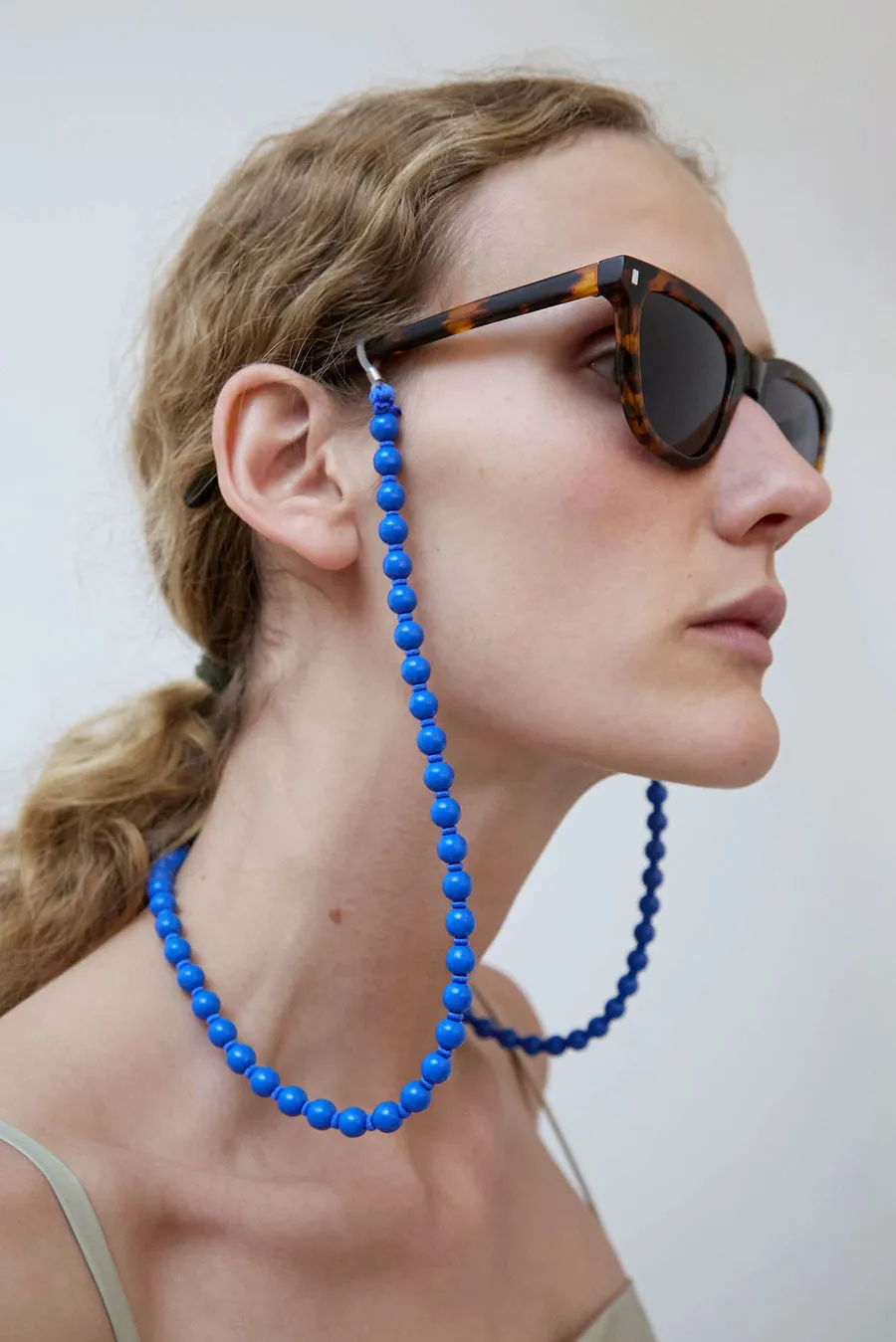 Ina Seifart Brillenkette Glasses Chain in Blue with Blue Thread sold by No. 6 product image thumbnail 3