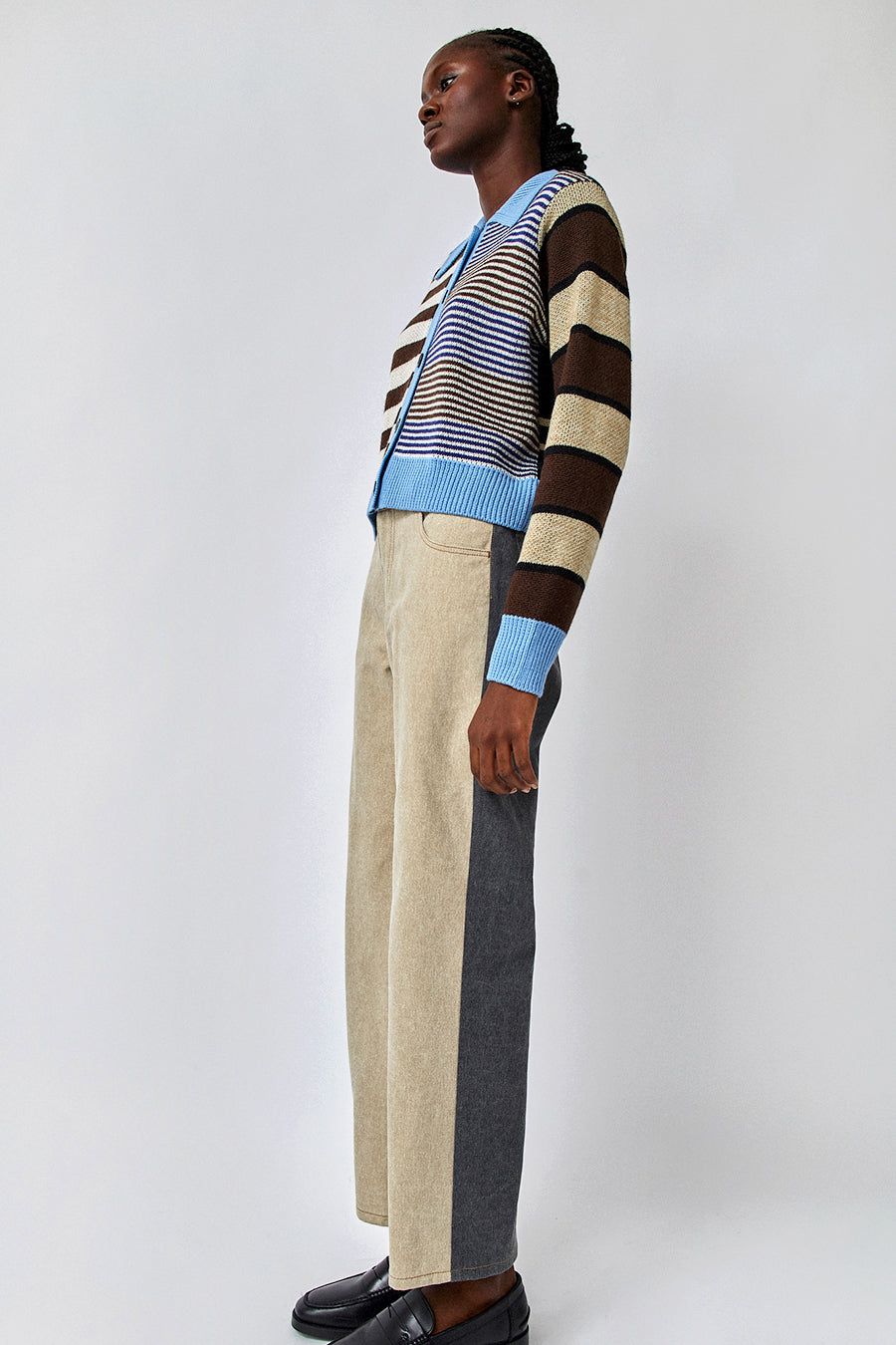 No.6 Agatha Pant in Bone and Smoke sold by No. 6 product image thumbnail 3