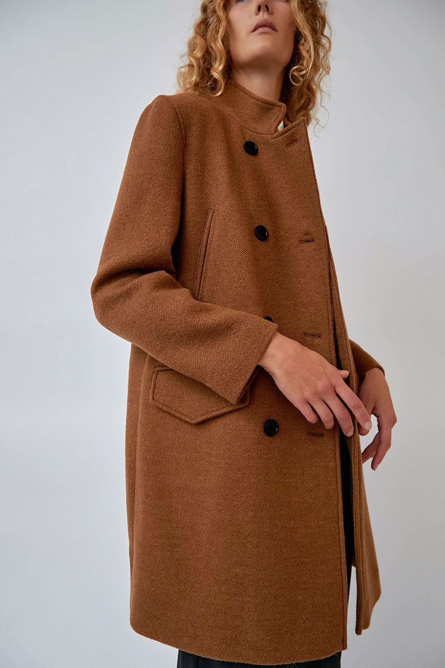 Rue Blanche Osteria Coat in Ochre sold by No. 6 product image thumbnail 4