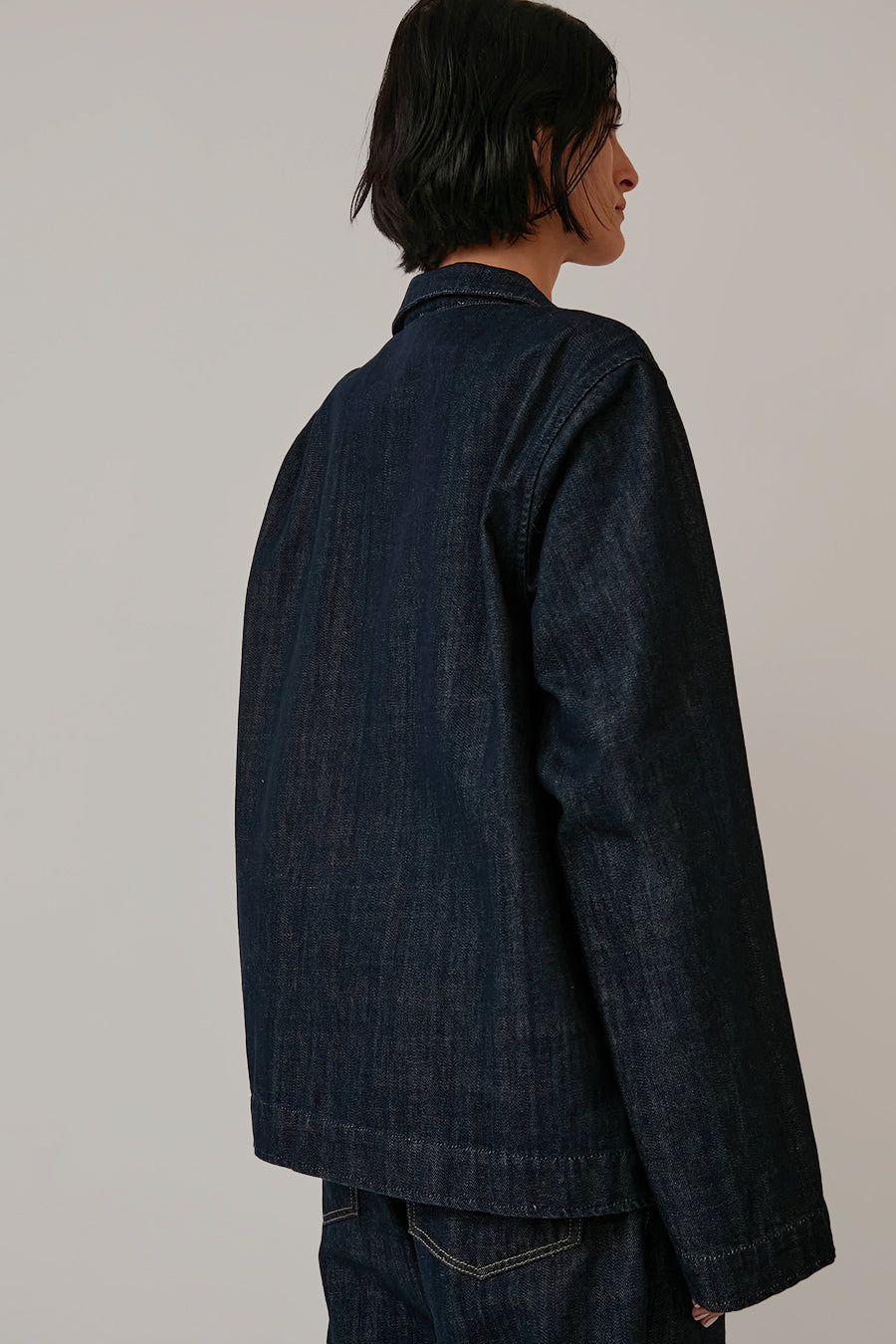 Oftt Denim Workwear Jacket in Raw Denim sold by No. 6 product image thumbnail 5