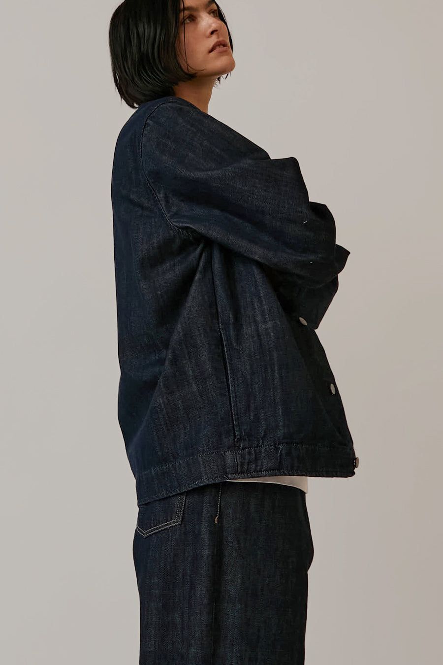 Oftt Denim Workwear Jacket in Raw Denim sold by No. 6 product image thumbnail 4