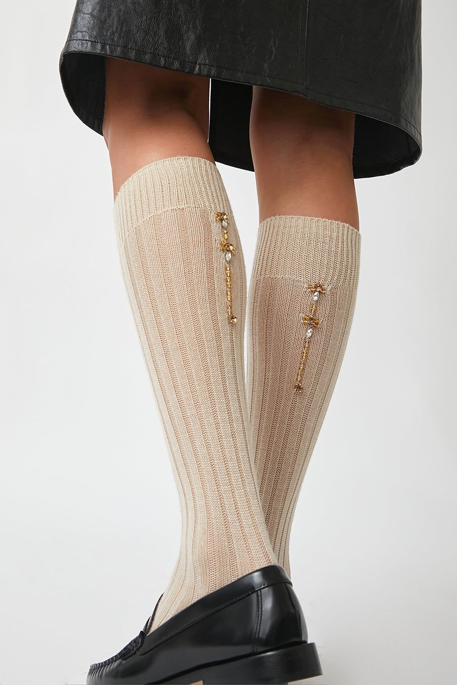 Maria La Rosa College by Night Socks in Natural sold by No. 6 product image thumbnail 3