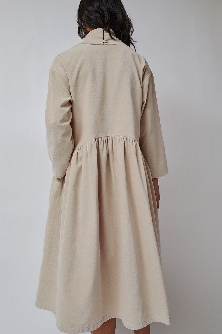 Black Crane High Neck Dress in Ivory sold by No. 6 product image thumbnail 5
