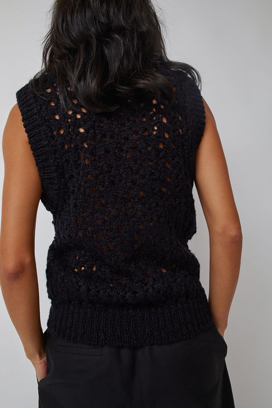Amomento Crochet Vest in Black sold by No. 6 product image thumbnail 6