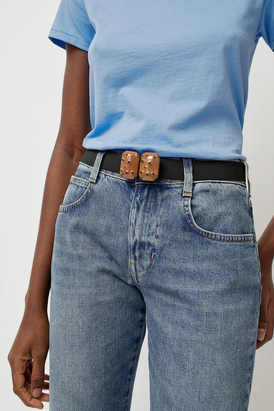 Exquisite J Micro Crystals Belt in Camel sold by No. 6 product image thumbnail 3