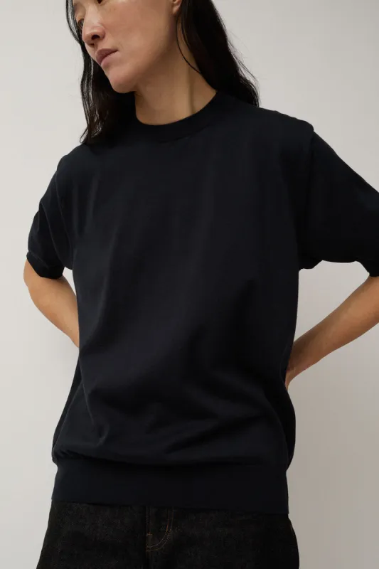 Batoner Seaisland Cotton High Gauge Short Sleeve Crew in Navy sold by No. 6