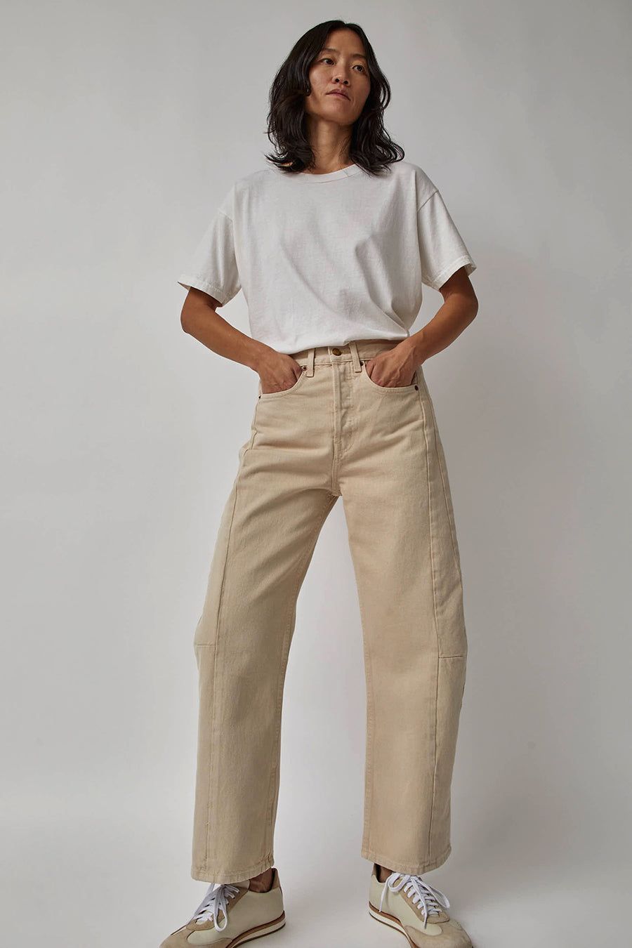 B Sides Lasso Jean in Tan Overdye sold by No. 6 product image thumbnail 3