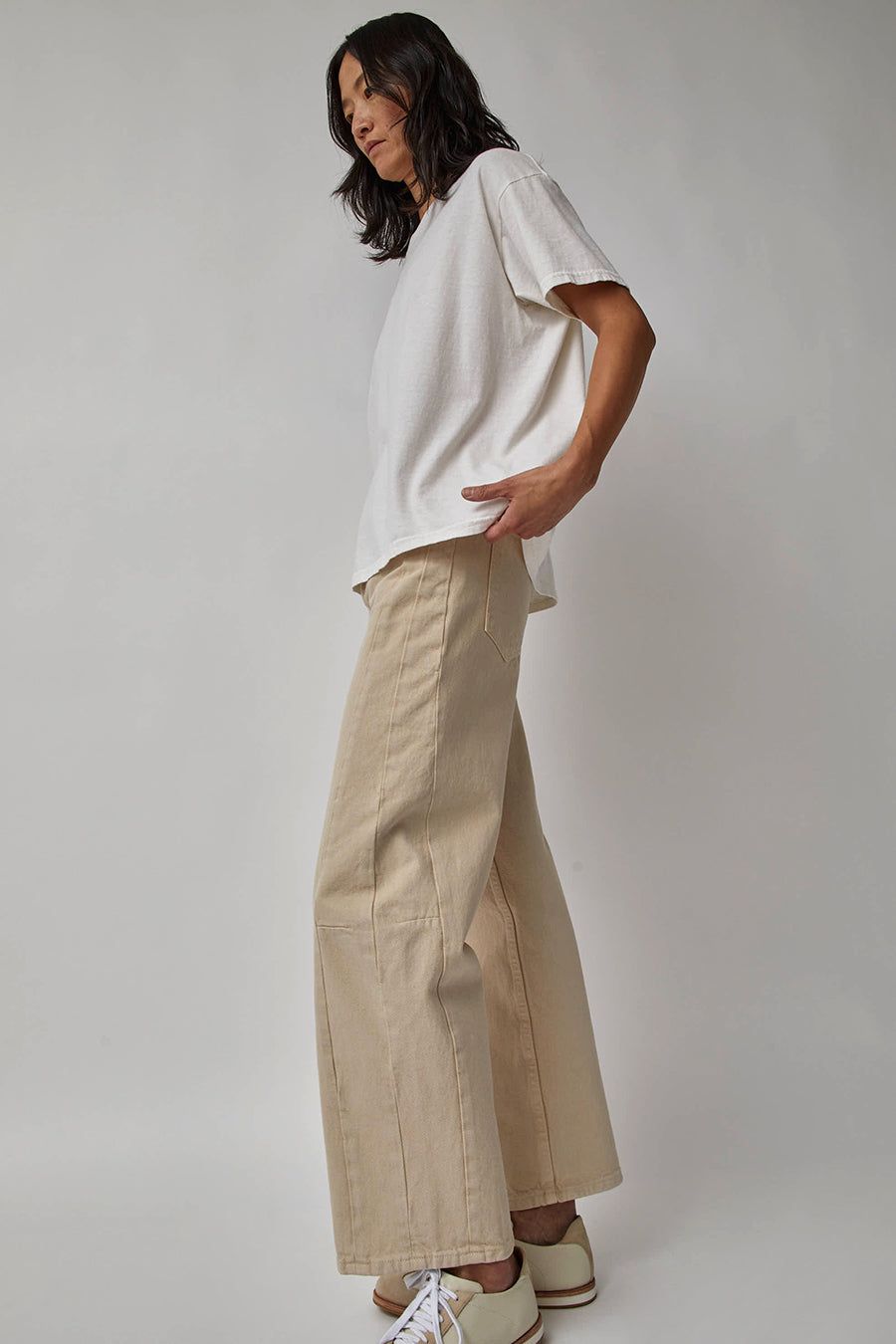 B Sides Lasso Jean in Tan Overdye sold by No. 6 product image thumbnail 5