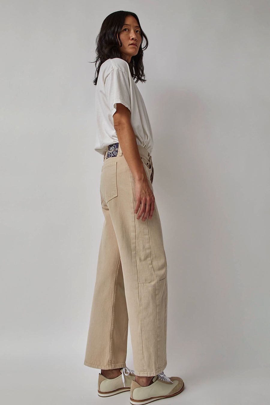 B Sides Lasso Jean in Tan Overdye sold by No. 6 product image thumbnail 4