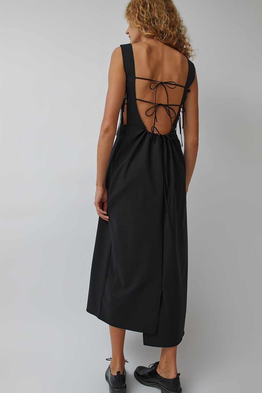 CORDERA Tailoring Cut-Out Dress in Black sold by No. 6 product image thumbnail 4